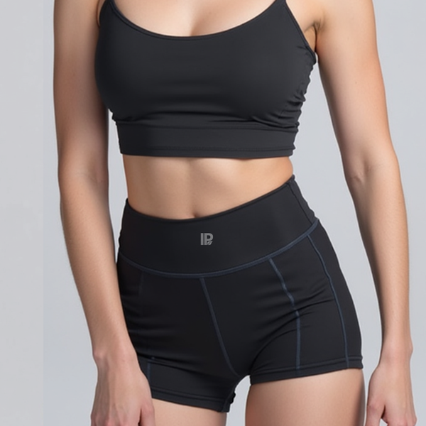 IP ACTIVE WOMEN'S LYCRA TRAINING BRIEFS - BLACK