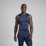 IP ACTIVE V-KNIT SINGLET - BLACK