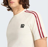 IP Heritage Raglan Tee - Cream & Burgundy