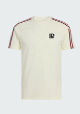 IP Heritage Raglan Tee - Cream & Burgundy
