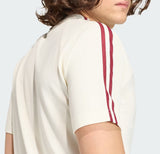IP Heritage Raglan Tee - Cream & Burgundy